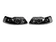 Dual Halo Projector Headlights; Jet Black Housing; Clear Lens (99-04 Mustang)
