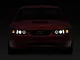 LED Halo Projector Headlights; Matte Black Housing; Clear Lens (99-04 Mustang)
