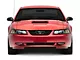LED Halo Projector Headlights; Matte Black Housing; Clear Lens (99-04 Mustang)