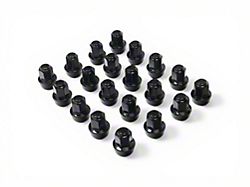 Black OEM Style Lug Nuts; 13/16-Inch; Set of 20 (15-26 Mustang)