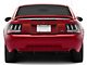 Sequential LED Tail Lights; Matte Black Housing; Clear Lens (99-04 Mustang, Excluding 99-01 Cobra)