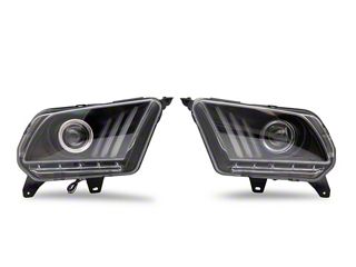 Eagle Eyes CCFL Halo Projector Headlights For 2008-2011 Ford Focus - Black Housing, DOT Certified