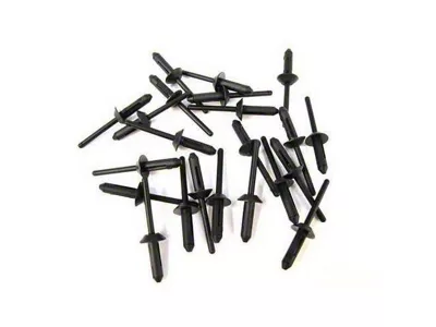 Body Molding Retainer Kit; 22-Piece (87-93 Mustang GT)