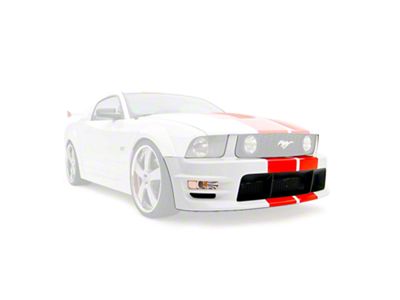 Boy Racer Front Fascia; Unpainted (05-09 Mustang GT, V6)