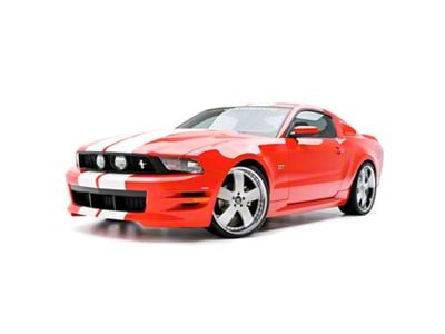 Boy Racer Ground Effects Kit; Unpainted (10-12 Mustang GT)