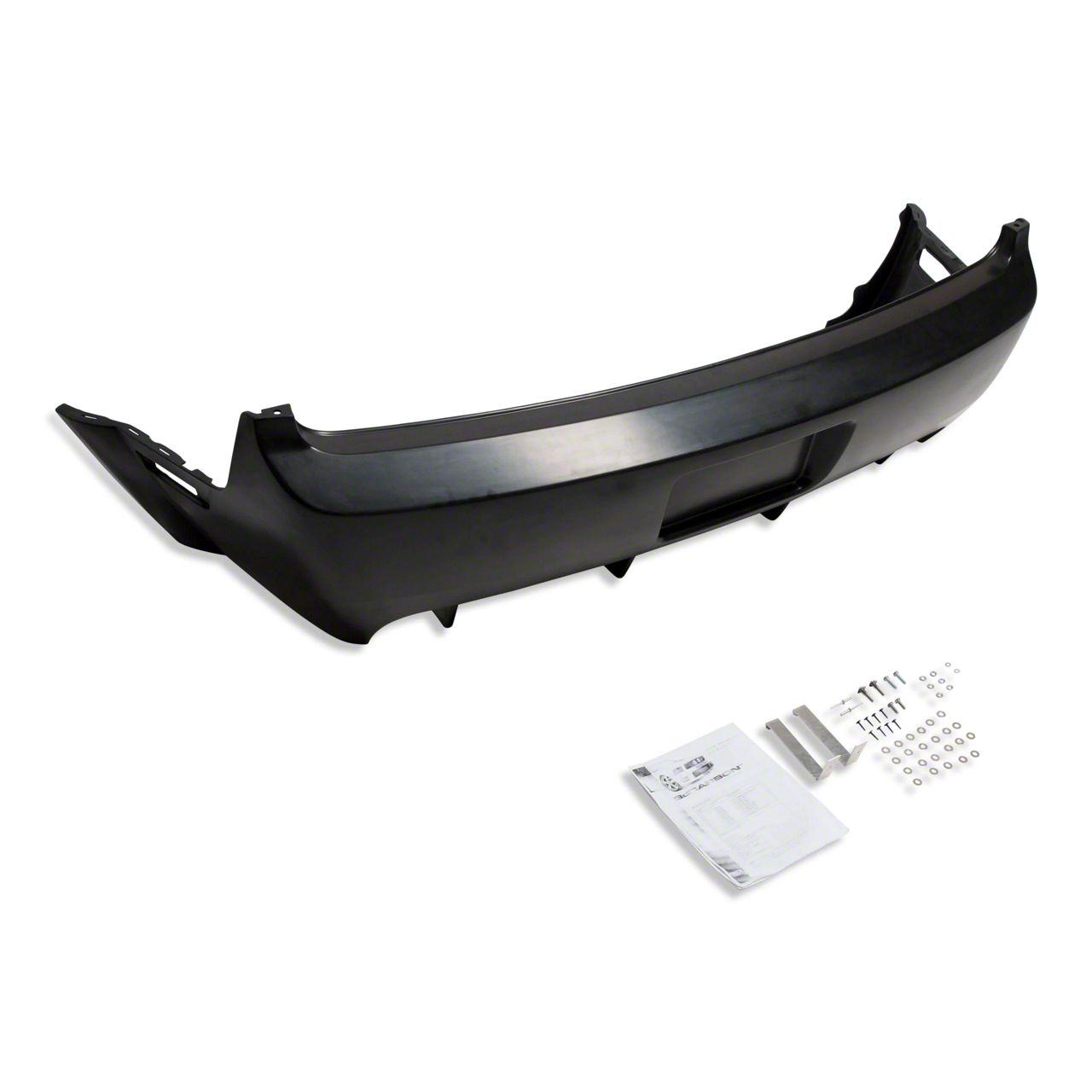 Mustang Boy Racer Rear Fascia; Unpainted (05-09 Mustang
