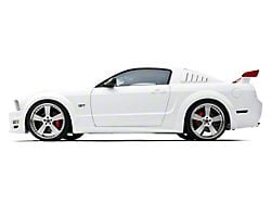 Boy Racer Side Skits; Unpainted (05-09 Mustang)