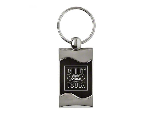 Built Ford Tough Rectangular Wave Key Fob