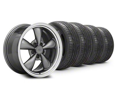 17x8 Bullitt Wheel & Lionhart All-Season LH-503 Tire Package (99-04 Mustang)