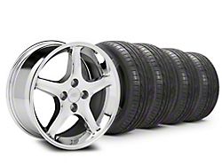 17x9 Bullitt Wheel & Lionhart All-Season LH-503 Tire Package (99-04 Mustang)
