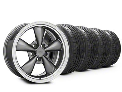 18x8 Bullitt Wheel & Lionhart All-Season LH-503 Tire Package (05-09 Mustang GT, V6)