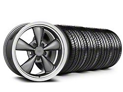 18x8 Bullitt Wheel & Pirelli All-Season P Zero Nero Tire Package (05-09 Mustang GT, V6)