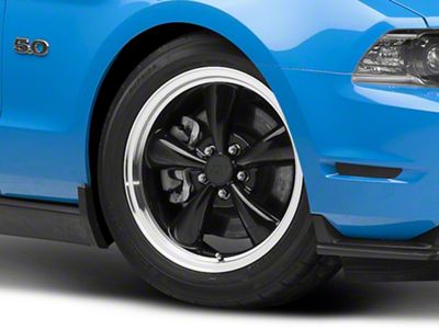 Bullitt Gloss Black Wheel; 18x8 (10-14 Mustang GT w/o Performance Pack, V6)