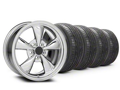 17x8 Bullitt Wheel & Lionhart All-Season LH-503 Tire Package (05-09 Mustang GT, V6)