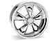Bullitt Chrome Wheel and Falken Azenis FK510 Performance Tire Kit; 20x8.5 (05-10 Mustang GT; 05-14 Mustang V6)