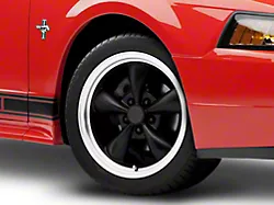 Bullitt Matte Black Wheel; 17x9 (99-04 Mustang)