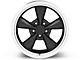 Bullitt Matte Black Wheel; 18x8 (10-14 Mustang GT w/o Performance Pack, V6)