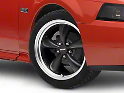 Bullitt Matte Black Wheel; 18x8 (99-04 Mustang)