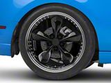 Bullitt Motorsport Gloss Black Wheel; Rear Only; 20x10; 45mm Offset (10-14 Mustang GT, V6)