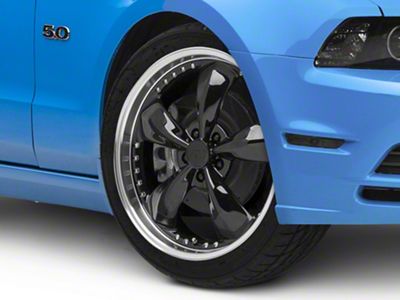 Bullitt Motorsport Gloss Black Wheel; 20x8.5; 36mm Offset (2010 Mustang GT; 10-14 Mustang V6)