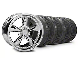 18x9 Bullitt Motorsport Wheel & Lionhart All-Season LH-503 Tire Package (10-14 Mustang GT w/o Performance Pack, V6)