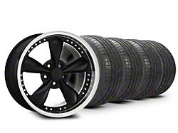 18x9 Bullitt Motorsport Wheel & Lionhart All-Season LH-503 Tire Package (05-09 Mustang GT, V6)