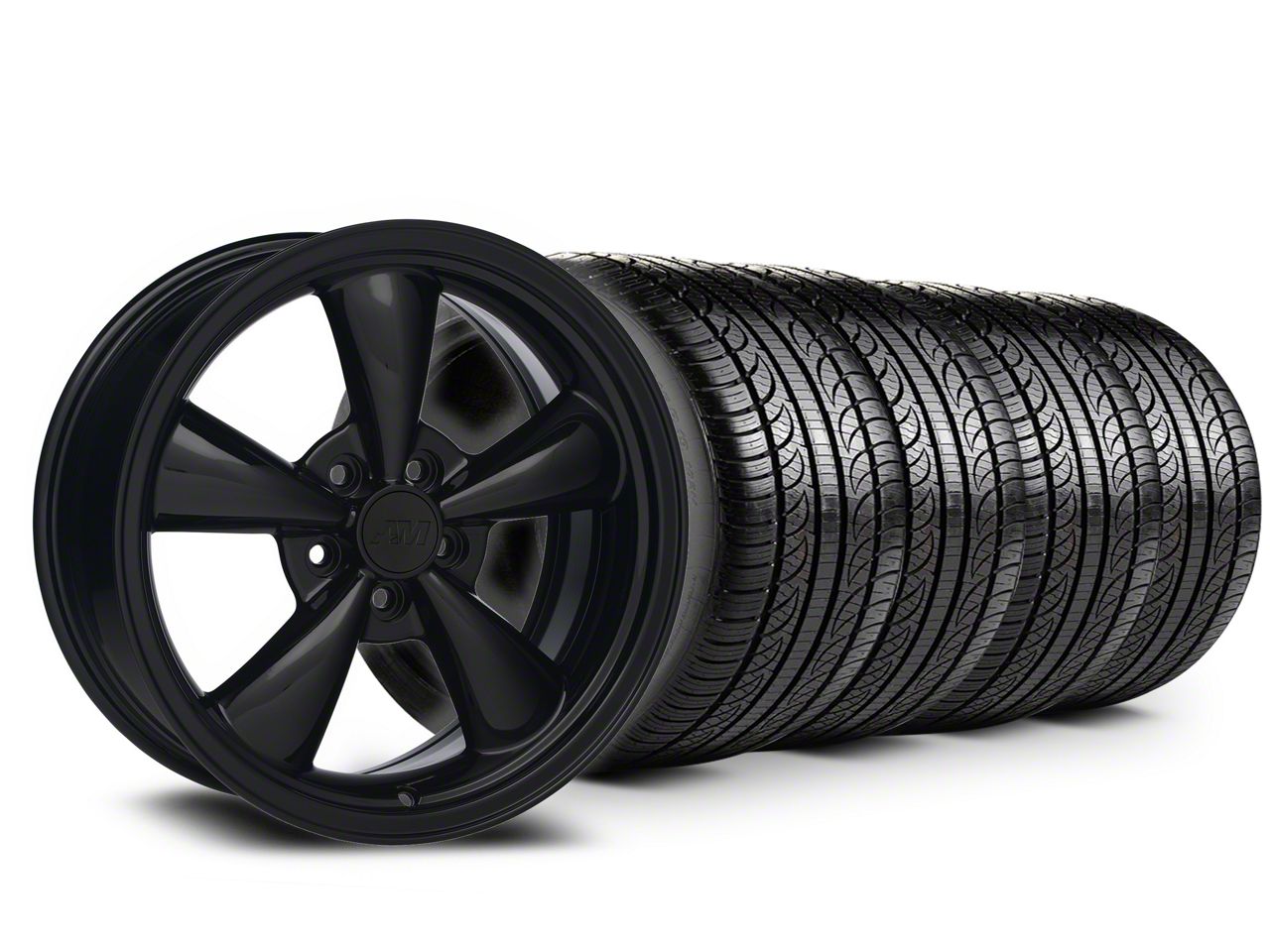 Mustang 18x8 Bullitt Wheel & Pirelli All-Season P Zero Nero Tire