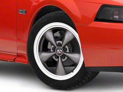 Copperhead Bullitt Style Anthracite Wheel; 17x8; 29.5mm Offset (99-04 Mustang)