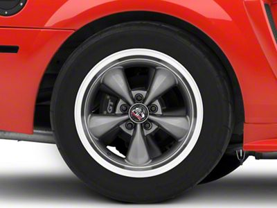 Copperhead Bullitt Style Anthracite Wheel; Rear Only; 17x10.5 (99-04 Mustang)