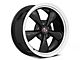 Copperhead Bullitt Style Gloss Black Machined Wheel; 17x8 (99-04 Mustang)