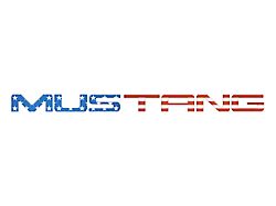 Bumper Insert Letters; American Flag (99-04 Mustang GT, V6)