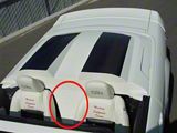California Dream Fountain Cover; Unpainted (05-09 Mustang Convertible)