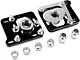 Camber Caster Plates; Black (94-04 Mustang)