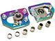 Adjustable Camber Caster Plates; Rainbow (90-93 Mustang)