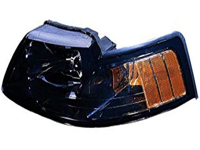 CAPA Replacement Headlight; Driver Side (01-04 Mustang)