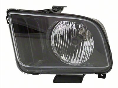 CAPA Replacement Headlight; Driver Side (07-09 Mustang w/ Factory Halogen Headlights, Excluding GT500)