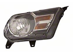 CAPA Replacement Headlight; Passenger Side (10-12 Mustang w/ Factory Halogen Headlights)