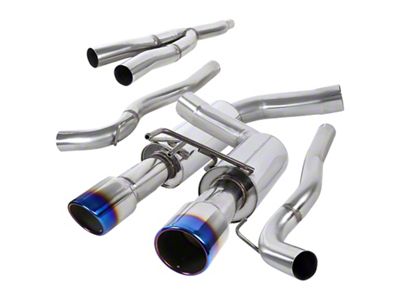 3-Inch Cat-Back Exhaust with Burnt Tips (15-23 Mustang EcoBoost Fastback w/o Active Exhaust)