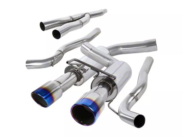 3-Inch Cat-Back Exhaust with Burnt Tips (15-23 Mustang EcoBoost w/o Active Exhaust)