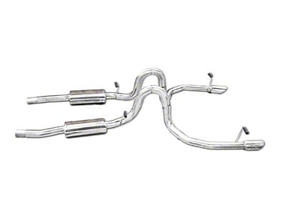 Cat-Back Exhaust with Polished Tips (99-04 Mustang GT Coupe)