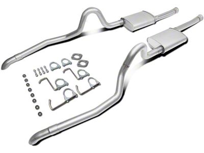 Cat-Back Exhaust System with Turn Down Tips (86-93 5.0L Mustang)