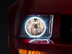 CCFL Halo Crystal Headlights; Black Housing; Clear Lens (05-09 Mustang w/ Factory Halogen Headlights, Excluding GT500)