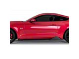 Centa Pro Style Rocker Panel Winglets Set; Matte Black Vinyl (15-23 Mustang GT, EcoBoost, V6)
