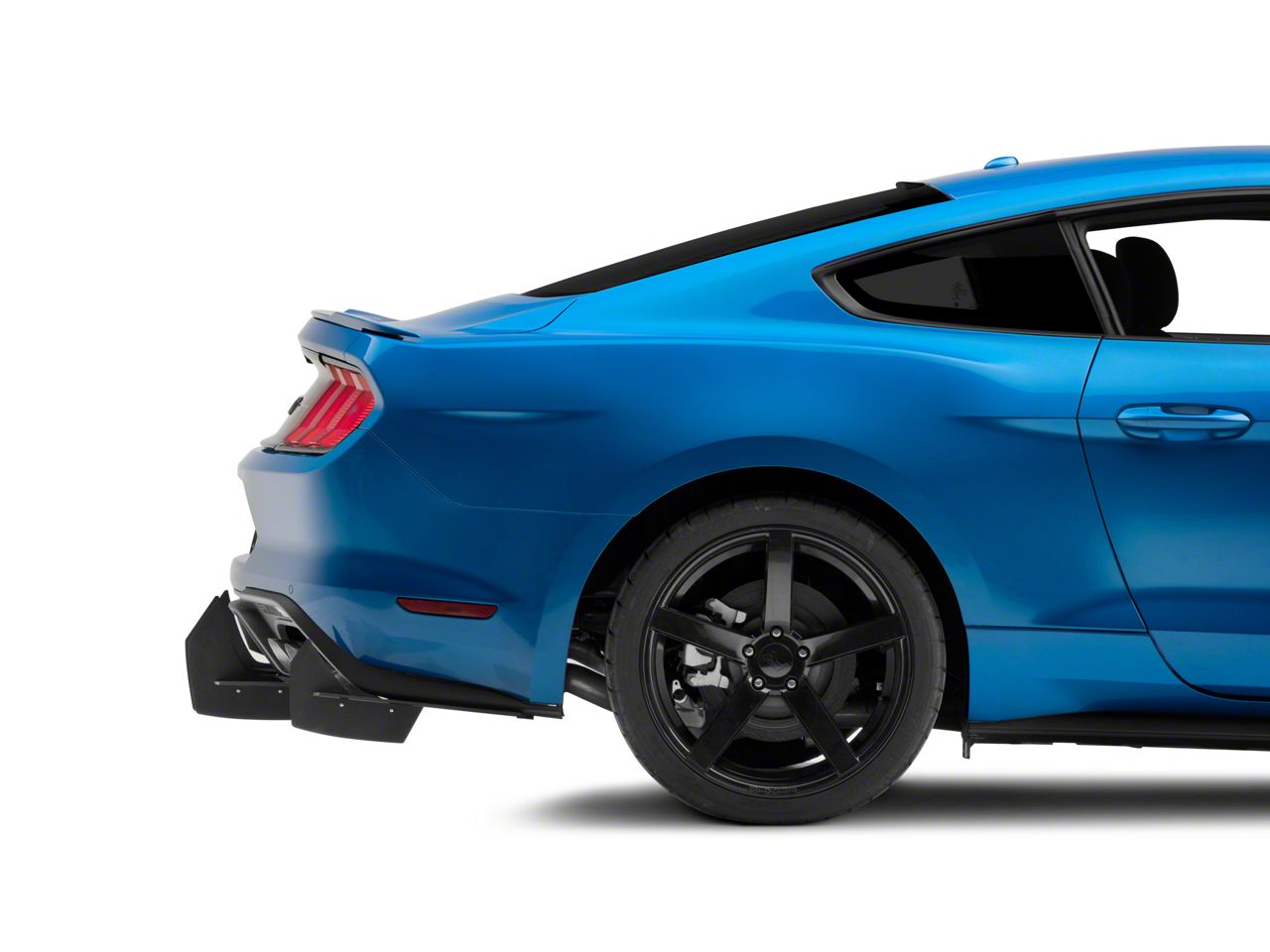 Mustang Centa VR2 Rear Diffuser; Matte Black (18-23 Mustang GT; 19-23 ...