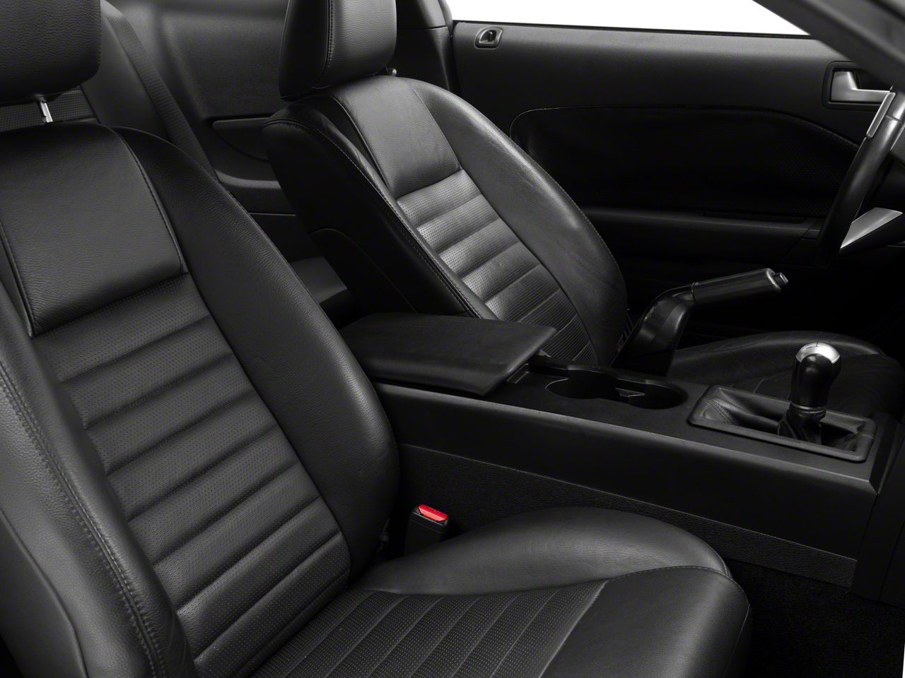 Center Console Armrest Lid Top Pad Cover For 2005-2009 Ford Mustang – Black