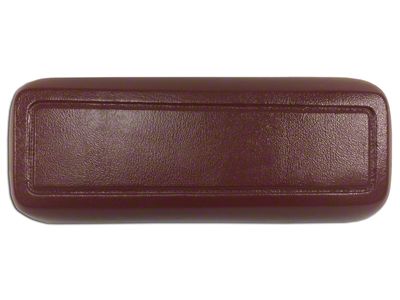 Center Console Arm Rest Pad; Red (79-86 Mustang)
