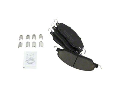 Ceramic Brake Pads; Front Pair (05-14 Mustang GT w/o Performance Pack, V6)