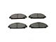 Ceramic Brake Pads; Front Pair (15-17 Mustang EcoBoost w/o Performance Pack, V6)