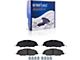 Ceramic Brake Pads; Front Pair (11-14 Mustang GT w/o Performance Pack, V6)