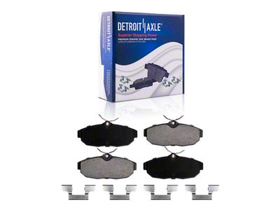 Ceramic Brake Pads; Rear Pair (05-10 Mustang; 2011 Mustang GT500)
